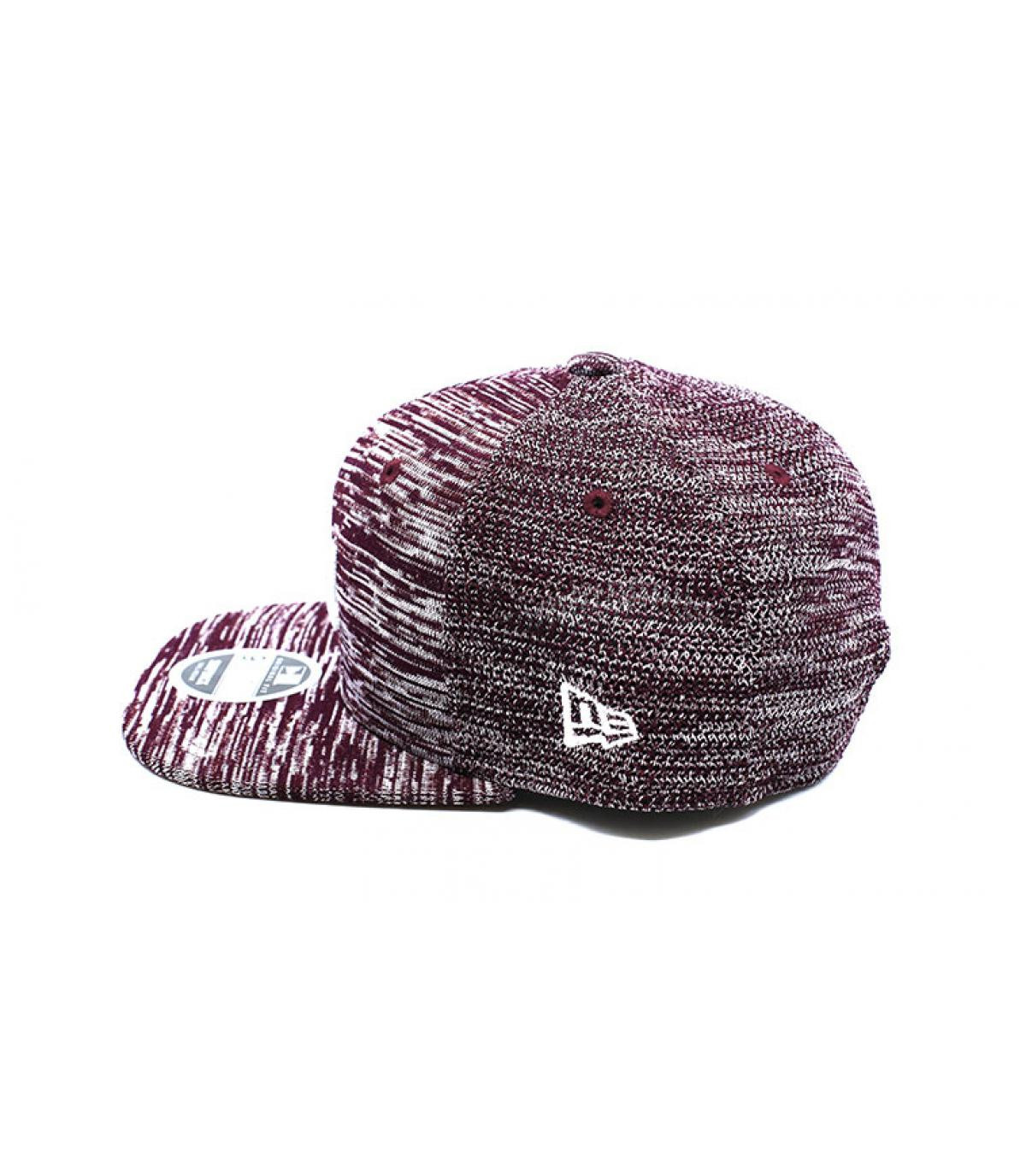 New Era snapback LA bordeaux Engineered